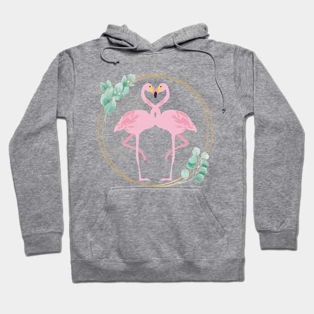 Flamingos Hoodie by Bishop Creations